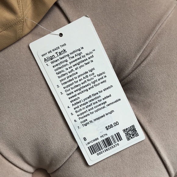 Lululemon Align Tank (Size 8) NWT - Picture 3 of 5